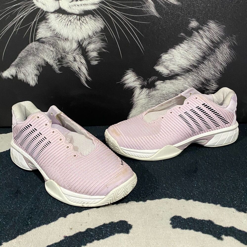 K-Swiss Hypercourt Express 2 86613-581-M Athletic Sneaker Girls 7 Pink Tennis